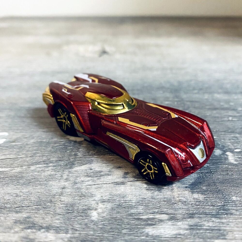 Hot Wheels Iron Man 2015 Superhero Car By Mattel Red And Gold